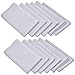 LTC LINENS White Cloth Napkins Set of 12-17x17 Inch Dinner Napkins Washable Polyester Fabric Cloth for Dinner, Restaurant, Wedding and Party