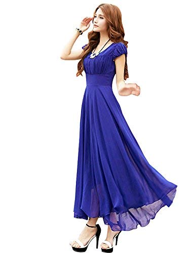 desi knots women's georgette long dress