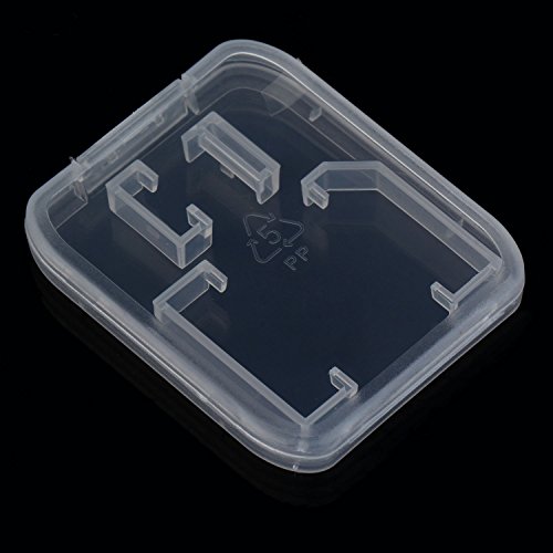 BLUECELL Pack of 15 Clear Plastic Memory Card Case Holder for SanDisk/Kingston/Transcend/Samsung SD Micro SD T-Flash Card - Thumbnail 4