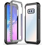GOCOOL Samsung Galaxy S10E Case Clear Full Body with Built-in Screen Protector, Clear Sound, Heavy Duty Shockproof Rugged Cover Case 5.8 inch