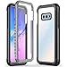 GOCOOL Samsung Galaxy S10E Case Clear Full Body with Built-in Screen Protector, Clear Sound, Heavy Duty Shockproof Rugged Cover Case 5.8 inch