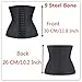 Kimikal Waist Trainer Corset for Weight Loss-Lady Sliming Fajas Gym Colombiana Latex Waist Cincher Shaper Sport Girdle Belt (Black49, 6XL)