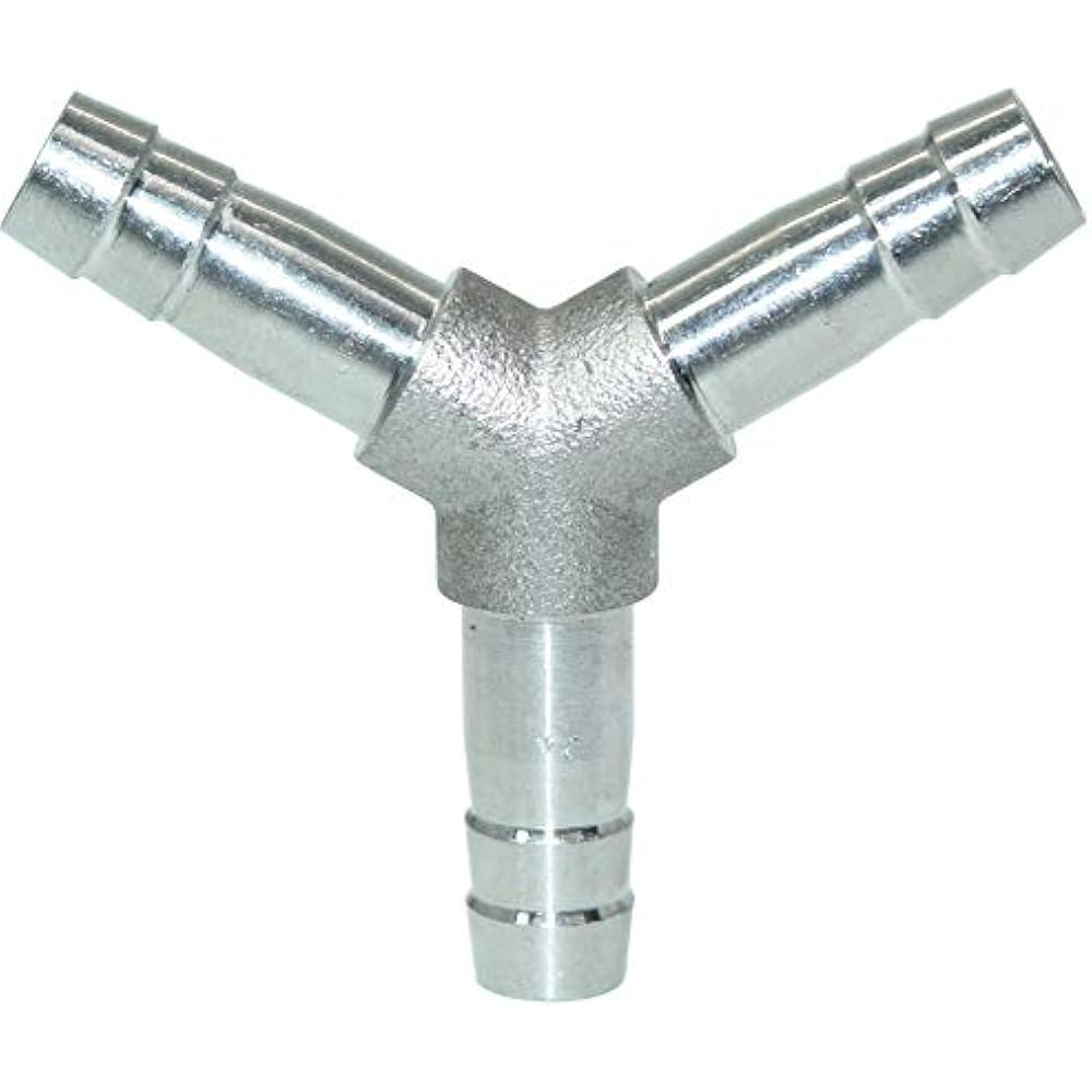 Stainless Steel 3/8" Hose Barb Way Y Shaped Union Home Brew Fitting