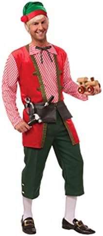 Rubie'sForum Novelties Men's Toy Maker Elf Costume, Green/Red, One Size