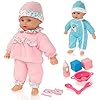 Molly-Dolly-Sweet-Sounds-Lil-Baby-Talking-Girl-Doll-Accessories-Suitable-For-Age-2-Years Molly Dolly Baby Doll Set - Soft Talking Doll With 2 Outfits & Accessories - Baby Dolls For Girls - Doll Suitable From 2…