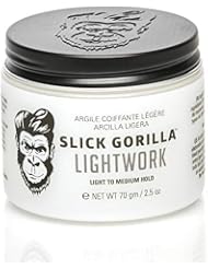 Slick Gorilla Lightwork Matte Hair Clay for Men, Flexible Hold, 2.5 oz
