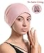 Night Sleep Cap Chemo Hat - Grey Black Women Soft Slouchy Beanie Bamboo Summer Cancer Headwear Hair Cover Lightweight Light Thin Cancer Headwear Gift