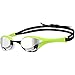 arena Cobra Ultra Racing Swim Goggles for Men and Women, Silver / Green / White, Mirrored