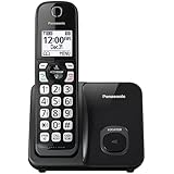 Panasonic Cordless Phone System, Expandable Home Phone with Call Blocking, Bilingual Caller ID and High-Contrast Display, 1 H
