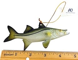 Snook Fish Ornament Realistic Christmas Tree