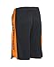 Under Armour Kids Boys' UA Eliminator Short, Black/Traffic Cone Orange, XS (7 Big Kids) X One Size