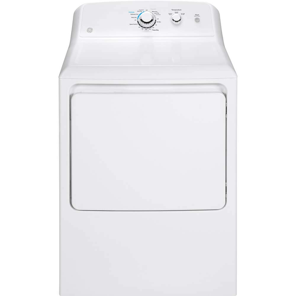 GE GTD33EASKWW Aluminized Alloy Drum Electric Dryer Capacity White, 7.2