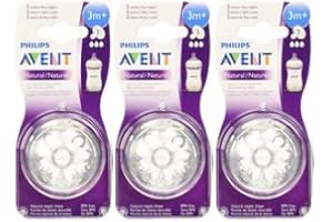 Philips Avent Natural Nipple Medium Flow - 6 Pack