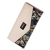 PGXT Women's Long Flower Love Leather Clutch Card Holder Purse Wallet