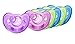 GumDrop Silicone Newborn Pacifier, 6 Pack, Blue/Green/Pink/Green