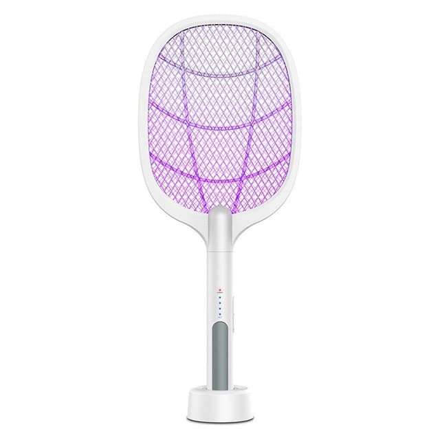 Raquete Elétrica Recarregável Bivolt Mata Pernilongos Moscas CM21