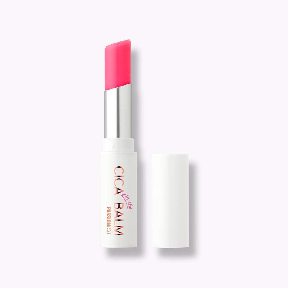 PASSIONCAT Cica in the Lip Balm No.3 Cure Pink - Cica Lip Balm Long Lasting Moisture and Plumpling Lip Gloss