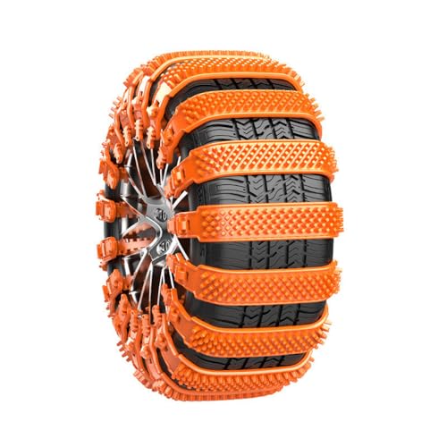 Snow Chains for Rivian R2 SUV Long Range Dual-Motor, Anti-Skid Snow Tire Chains, Portable Emergency Winter Tire Traction Chain, Reusable Tire-Chains, Easy Installation Design