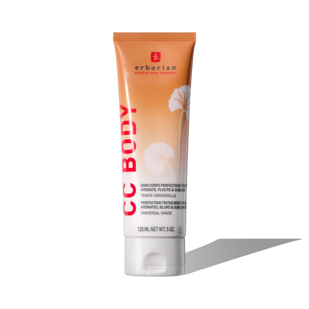 Erborian - CC Body - Perfecting Tinted Body Cream - Moisturizes, Blurs, Beautifies - Korean Cosmetic Treatment - Universal Shade - 120 ml