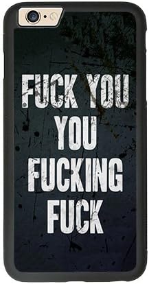 IPhone 7 Case,CASEU iPhone 7 [Shock Absorption] Protective Case Cover for iPhone 7(Fuck You You Fucking Fuck)