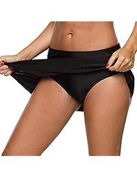 Bañador para dama con falda y parte inferior severamente, falda de baño