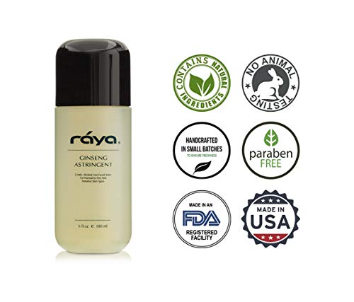 RAYA Ginseng Astringent with AHA 6 oz (G-205) | Gentle Glycolic Facial Toner for Dry and Sensitive Skin | Helps Tighten Pores, Smooth Complexion, and Reduce Fine Lines | Made With Alpha Hydroxy Acids - Thumbnail 3