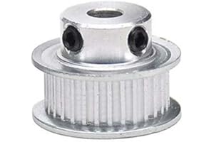 HJZ-DRIVE 2GT 30T Timing Belt Pulley 8mm Bore For 10mm Belt For CNC 3D Printer Reprap (tooth width：11mm, Bore:8mm)