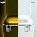Licwshi Motion Activated Toilet Night Light 16 Color Changing Led Toilet Seat Light