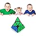 Tresbro Speed Cube Set, Pyramid Mirror Skew Megaminx Cube Collection, Toy Puzzles for Kids and Adults Set of 4