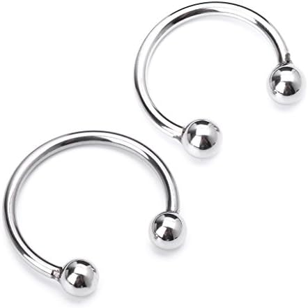 Jetamie 2 Pcs Stainless Steel Wedding Ring - 35mm/40mm - Metal Ring for Men