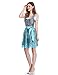 Clearlove Women German Dirndl Dress Costumes for Bavarian Oktoberfest Halloween Carnival (M, Blue)