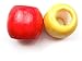All In One Mixed Color Painted Large Hole Round Wood Spacer Beads for DIY Project (17mm 75gram/50pcs)