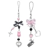 Homvog 1-4PCS Cute Phone Charms Aesthetic Y2K Cell