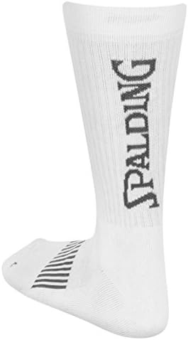 Spalding Unisex Child Coloured socks Kids Socks - White/Silver grey, 31-35 - Image 3