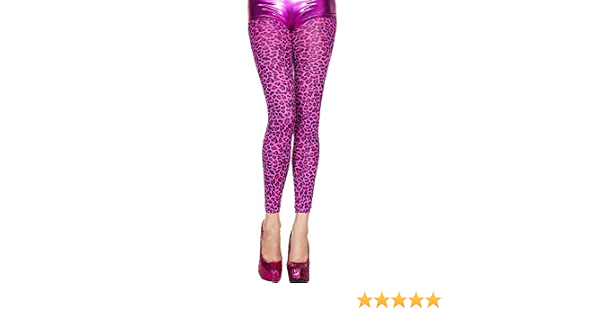 Hot Pink Leopard Leggings Hot Pink 