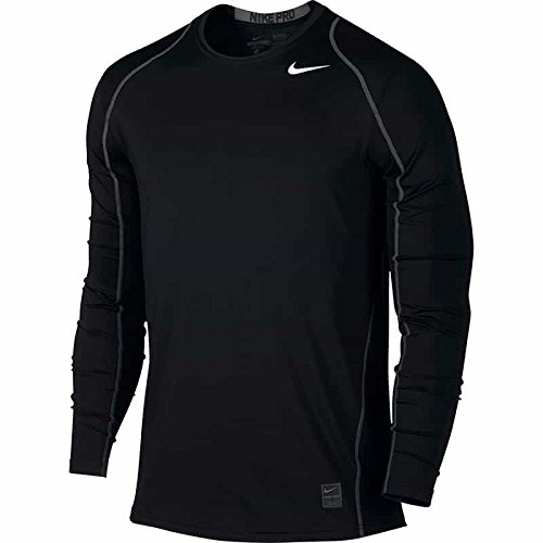 Nike mens pro cool long sleeve training shirt black/ant…