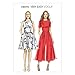 Vogue Patterns V9075A50 Misses'/Misses' Petite Dress and Jumpsuit Sewing Template, Size A5 (6-8-10-12-14)