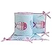 Bedtime Originals Sugar Reef Aquatic 4 Piece Crib Bumper, Pink/Blue