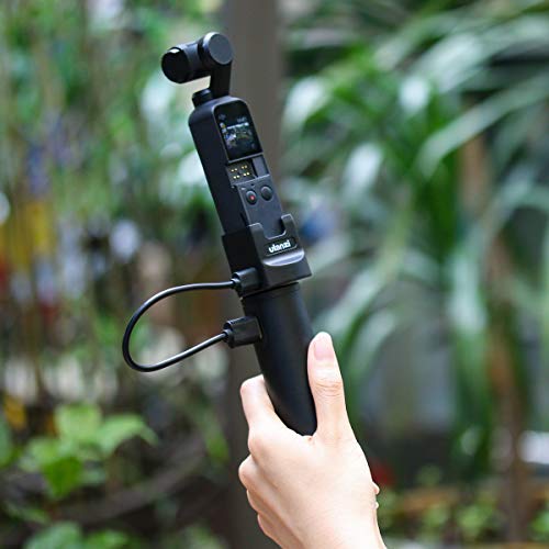 Osmo Pocket Battery Hand Grip Monopod Camera Vlog Handle 6800mAh Rechargeable PowerStick Compatible for iPhone/DJIOsmo Action/Gopro Hero 7/6/5/Sony RX0 ii