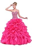 Efashion Women's Ball Gown Color Fuchsia Size 4