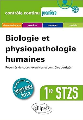 Biologie Physiopathologie Humaines Premiere St2s Conforme Au Programme 2012 Amazon Fr Martorell Laurent Basmadjian Sylvie Livres