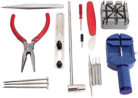 16 pcs Watch Repair Professional Kit Tool Set Case Opener Watch Link Remover Spring Bar Tool Set