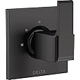 Delta Faucet Ara 3-Setting Shower Handle Diverter Trim Kit, Diverter Valve Trim Kit Black, 3 Way Shower Diverter, Delta Diverter Trim, Matte Black T11867-BL (Valve Not Included)