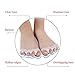 KCHEX Toe Straightener in Shoe Toe Spacer Toe Stretchers for Women and Men Gel Toe Separators for Foot Pain