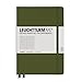 LEUCHTTURM1917 - Notebook Hardcover Medium A5-251 Numbered Pages for Writing and Journaling (Army, Squared)