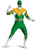 Disguise Men's Green Ranger Bodysuit Costume, Green, X-Large