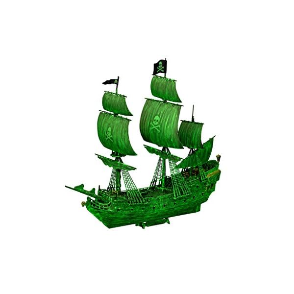 Revell Modellbausatz Geisterschiff I Piratenschiff mit Nachtleuchtfarbe I Easy-Click-System fÃ¼r einfachen Zusammenbau I Detailliertes Modell fÃ¼r Kinder und Erwachsene ab 10 Jahren – Bild 4