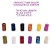 Over 1,200 Ceramic Tube Beads for Jewelry Making with Free Genuine Leather Cord Necklace - Handmade Colorful Premium Quality Craft Bead Kit - Unique Craft Supplies for Adults