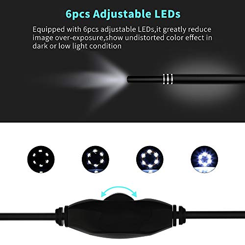 Endoskop Ohr Endoskopkamera 5.5mm USB Ohrreiniger Ohrenschmalz Entferner Endoskop Ohr Kamera Otoskop WiFi Ohrendoskop… – Bild 7