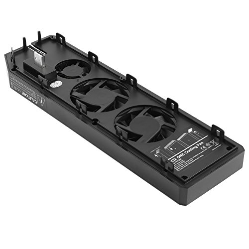 LESHP Xbox One Cooling Plug In External Cooler Fan Console Cooler Fan 3 Cooler2 Ports USB Hub for Gaming Xbox One Console Controller LESHP Xbox One Cooling Plug In External Cooler Fan Console Cooler Fan 3 Cooler2 Ports USB Hub for Gaming Xbox One Console Controller